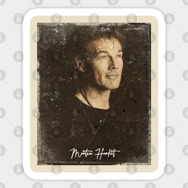 Vintage Morten Harket 80s Fan Art Sticker by Ihkwan Art